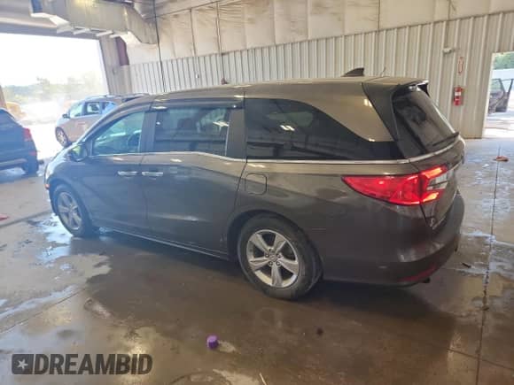 2019 Honda Odyssey EX with VIN 5FNRL6H54KB123578, listed as a Copart auction lot 80626485 with 73,664 mi miles and Salvage title. Bid and sale history available at DreamBid. Image 2.