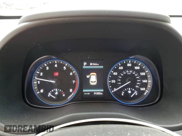 2021 Hyundai Kona SE z VIN KM8K1CAA4MU718515, wystawiony jako Copart lot #86276245 z przebiegiem 91 252 mil mil oraz Szkoda całkowita • Salvage title. Historia ofert i sprzedaży dostępna na DreamBid. Obrazek 9.