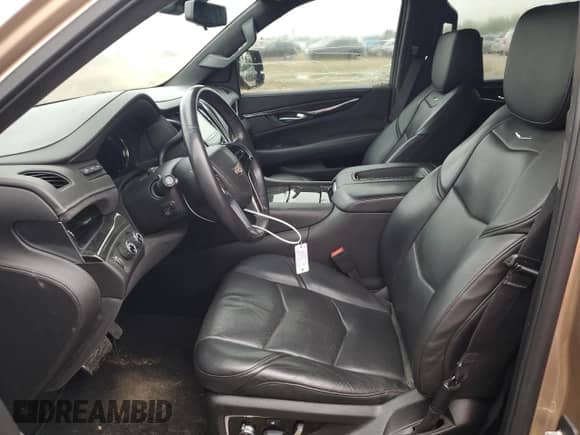 2020 Cadillac Escalade Platinum with VIN 1GYS4DKJ2LR181607, listed as a Copart auction lot 52758825 with 56,487 mi miles and Salvage title. Bid and sale history available at DreamBid. Image 7.