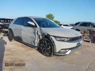 2023 Hyundai Ioniq 5 SE with VIN KM8KM4AE7PU155741, listed as a IAAI auction lot 42847543 with 49,646 mi miles and . Bid and sale history available at DreamBid. Image 1.