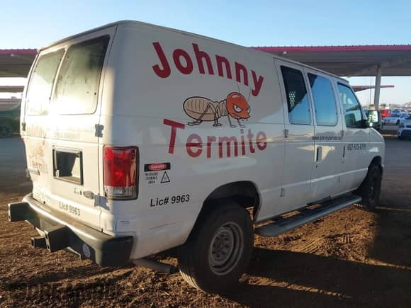 2010 Ford Econoline Cargo Commercial with VIN 1FTNE2EW2ADA28442, listed as a IAAI auction lot 42874782 with 180,866 mi miles and . Bid and sale history available at DreamBid. Image 4.