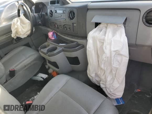 2012 Ford Econoline Cargo Commercial with VIN 1FTNE1EWXCDA96730, listed as a Copart auction lot 85035534 with 141,115 mi miles and Salvage title. Bid and sale history available at DreamBid. Image 8.