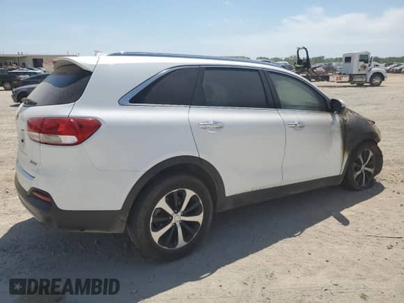 2018 Kia Sorento EX with VIN 5XYPH4A58JG369211, listed as a Copart auction lot 53848255 with Not provided miles and Non repairable. Bid and sale history available at DreamBid. Image 3.