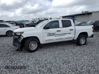 2024 Chevrolet Colorado 2WD Work Truck с VIN 1GCGSBEC2R1268031, выставлен на аукционе Copart как лот 81413385 с пробегом 34 413 миль миль и Списание • Salvage title. История ставок и продаж доступна на DreamBid. Изображение 1.