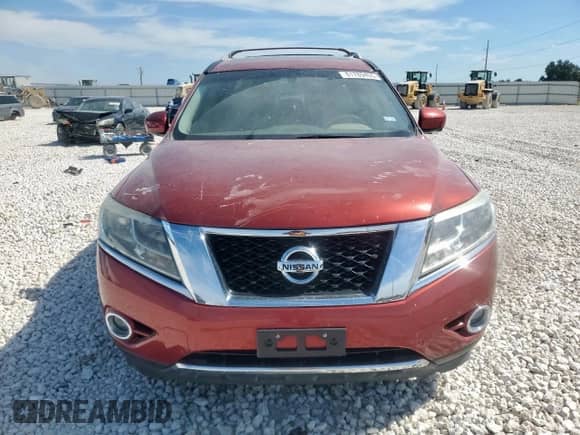 2015 Nissan Pathfinder Platinum z VIN 5N1AR2MN7FC698296, wystawiony jako Copart lot #81789405 z przebiegiem 147 361 mil mil oraz Szkoda całkowita • Salvage title. Historia ofert i sprzedaży dostępna na DreamBid. Obrazek 5.