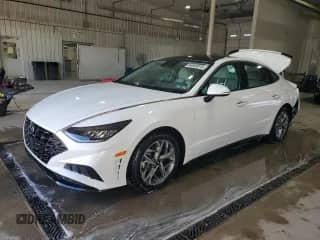 2022 Hyundai Sonata SEL with VIN KMHL14JA2NA188266, listed as a Copart auction lot 84868815 with 53,840 mi miles and Salvage title. Bid and sale history available at DreamBid. Image 1.