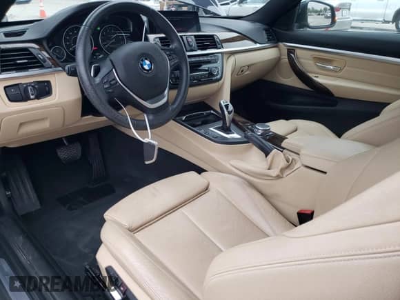 2017 BMW 4 Series 430i with VIN WBA4R7C52HK895575, listed as a Copart auction lot 79476264 with 57,288 mi miles and Clean title. Bid and sale history available at DreamBid. Image 8.
