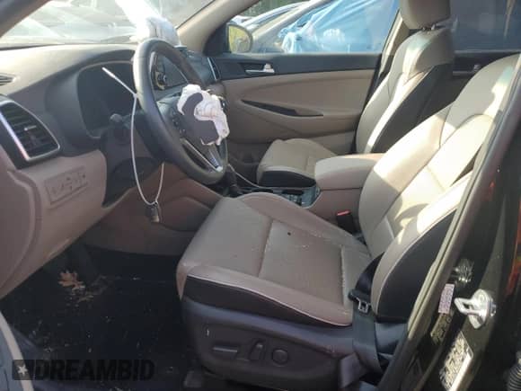 2021 Hyundai Tucson Limited with VIN KM8J3CAL2MU399252, listed as a Copart auction lot 39479034 with Not provided miles and Salvage title. Bid and sale history available at DreamBid. Image 7.