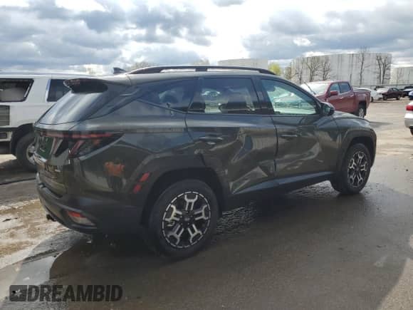 2025 Hyundai Tucson SEL with VIN 5NMJFCDE0SH496897, listed as a Copart auction lot 54739735 with 2,326 mi miles and Salvage title. Bid and sale history available at DreamBid. Image 3.