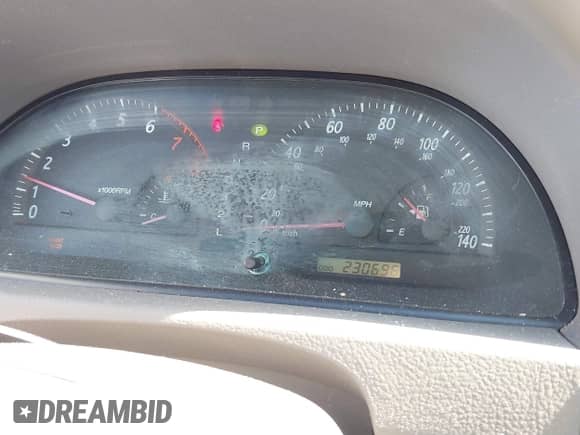2004 Toyota Camry LE with VIN 4T1BF32K54U070031, listed as a IAAI auction lot 43422695 with 230,696 mi miles and . Bid and sale history available at DreamBid. Image 7.