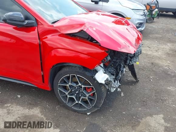 2023 Hyundai Kona z VIN KM8KH3AC4PU008192, wystawiony jako IAAI lot #42607957 z przebiegiem 39 521 mil mil oraz . Historia ofert i sprzedaży dostępna na DreamBid. Obrazek 19.