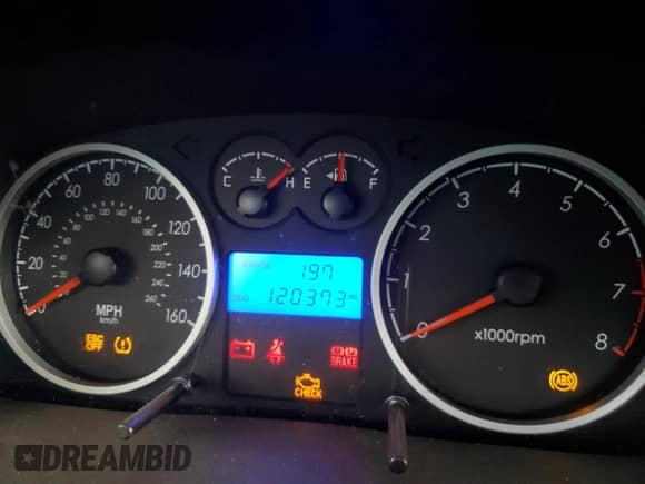 2008 Hyundai Tiburon GT with VIN KMHHN66F78U294564, listed as a Copart auction lot 47364515 with 120,373 mi miles and Salvage title. Bid and sale history available at DreamBid. Image 9.