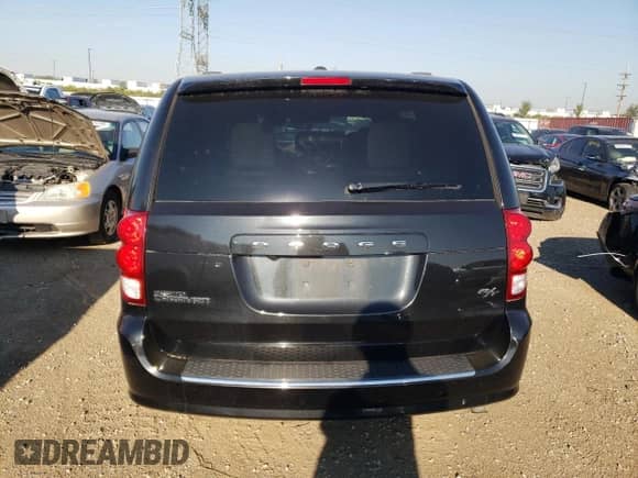 2016 Dodge Grand Caravan R/T with VIN 2C4RDGEG9GR137724, listed as a Copart auction lot 80164495 with 95,913 mi miles and Salvage title. Bid and sale history available at DreamBid. Image 6.