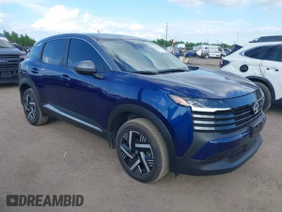 2025 Nissan Kicks SV с VIN 3N8AP6CA4SL318382, выставлен на аукционе IAAI как лот 43534436 с пробегом 275 миль миль и . История ставок и продаж доступна на DreamBid. Изображение 1.