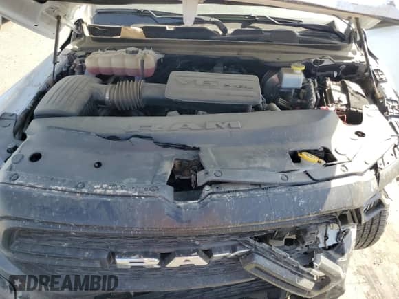 2023 Ram 1500 Tradesman with VIN 1C6RRFCG6PN615262, listed as a Copart auction lot 80883435 with 22,547 mi miles and Salvage title. Bid and sale history available at DreamBid. Image 11.