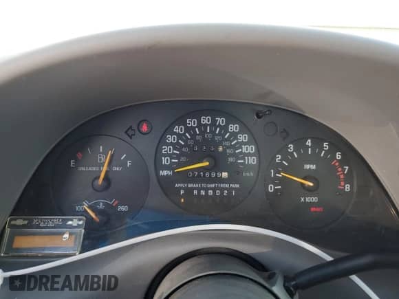1997 Chevrolet Lumina with VIN 2G1WL52M0V9135340, listed as a Copart auction lot 72818014 with 71,699 mi miles and Salvage title. Bid and sale history available at DreamBid. Image 9.