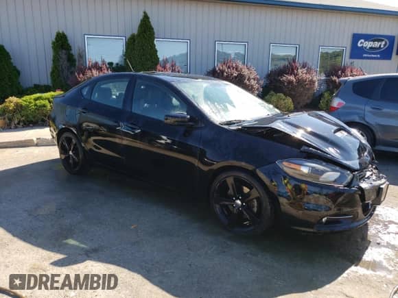 2016 Dodge Dart GT with VIN 1C3CDFEB0GD680004, listed as a Copart auction lot 70553475 with 97,822 mi miles and Salvage title. Bid and sale history available at DreamBid. Image 4.
