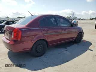 2008 Hyundai Accent GLS with VIN KMHCN46C18U259894, listed as a Copart auction lot 84387285 with 188,472 mi miles and Non repairable. Bid and sale history available at DreamBid. Image 3.