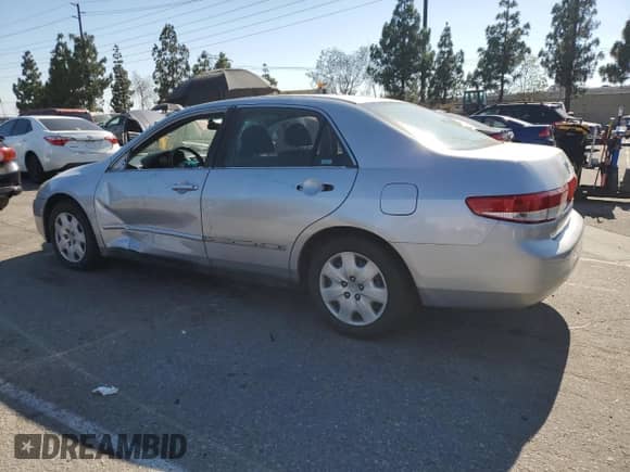 2003 Honda Accord LX с VIN 1HGCM66393A100278, выставлен на аукционе Copart как лот 66198285 с пробегом 280 725 миль миль и Списание • Salvage title. История ставок и продаж доступна на DreamBid. Изображение 2.