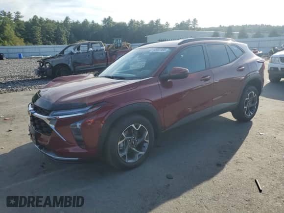 2025 Chevrolet Trax LT с VIN KL77LHEP0SC116257, выставлен на аукционе Copart как лот 80997495 с пробегом Не указан миль и Списание • Salvage title. История ставок и продаж доступна на DreamBid. Изображение 1.