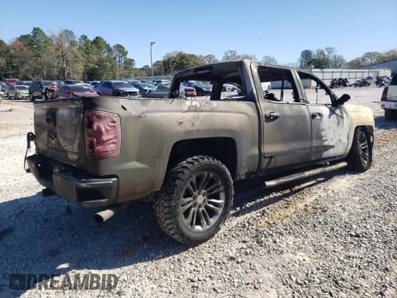 2017 Chevrolet Silverado 1500 LT with VIN 3GCPCREH2HG288233, listed as a Copart auction lot 50085725 with Not provided miles and Non repairable. Bid and sale history available at DreamBid. Image 3.