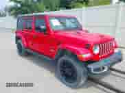 2022 Jeep Wrangler Unlimited Sahara с VIN 1C4JJXP65NW192508, выставлен на аукционе IAAI как лот 42214155 с пробегом 17 683 миль миль и . История ставок и продаж доступна на DreamBid. Изображение 1.