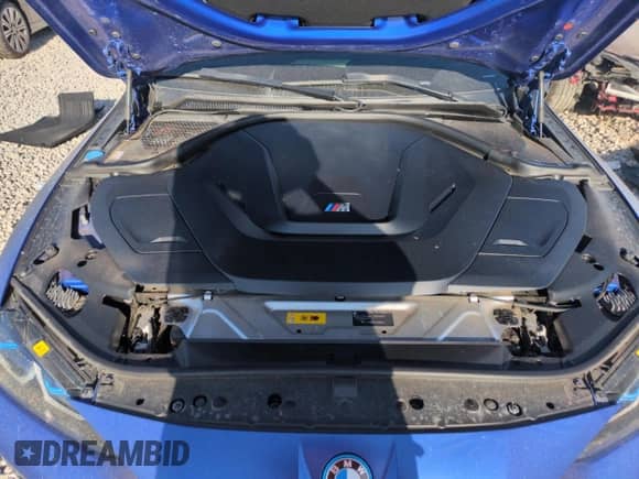 2023 BMW i4 M50 with VIN WBY33AW06PFN71595, listed as a Copart auction lot 61422005 with 34,241 mi miles and Salvage title. Bid and sale history available at DreamBid. Image 11.