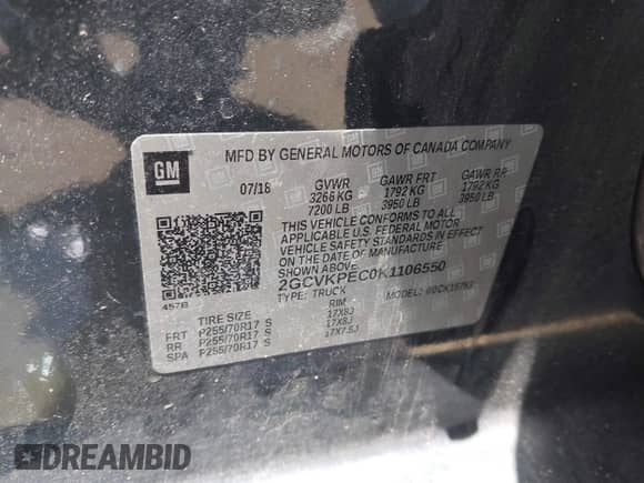 2019 Chevrolet Silverado 1500 LT z VIN 2GCVKPEC0K1106550, wystawiony jako IAAI lot #42768386 z przebiegiem 67 788 mil mil oraz . Historia ofert i sprzedaży dostępna na DreamBid. Obrazek 9.