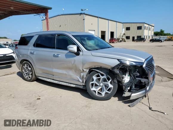 2021 Hyundai Palisade Calligraphy z VIN KM8R74HE2MU323857, wystawiony jako Copart lot #63659565 z przebiegiem 130 235 mil mil oraz Czysty tytuł • Clean title. Historia ofert i sprzedaży dostępna na DreamBid. Obrazek 4.