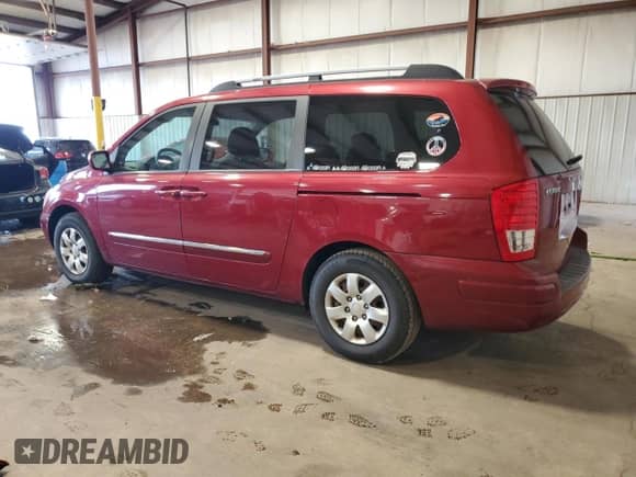 2007 Hyundai Entourage GLS с VIN KNDMC233476042060, выставлен на аукционе Copart как лот 69768744 с пробегом 173 406 миль миль и Списание • Salvage title. История ставок и продаж доступна на DreamBid. Изображение 2.