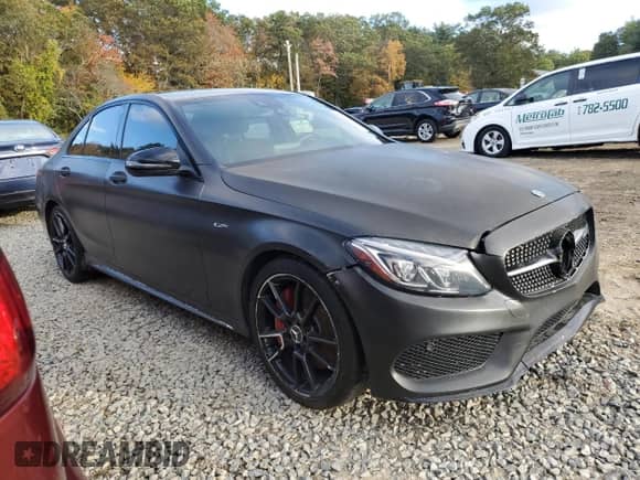 2018 Mercedes-Benz C 43 AMG z VIN 55SWF6EB7JU268342, wystawiony jako Copart lot #87055735 z przebiegiem 119 778 mil mil oraz Czysty tytuł • Clean title. Historia ofert i sprzedaży dostępna na DreamBid. Obrazek 4.