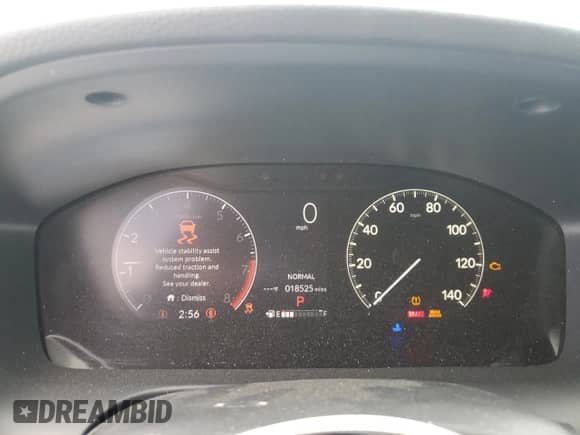 2025 Honda HR-V LX with VIN 3CZRZ2H34SM727529, listed as a Copart auction lot 68421185 with 18,525 mi miles and Salvage title. Bid and sale history available at DreamBid. Image 9.