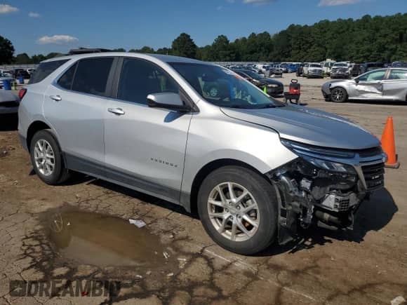 2022 Chevrolet Equinox LT with VIN 3GNAXKEV0NL101167, listed as a Copart auction lot 69428315 with 83,984 mi miles and Salvage title. Bid and sale history available at DreamBid. Image 4.