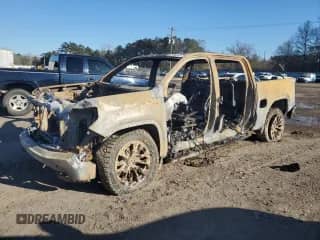 2024 GMC Sierra 1500 AT4 with VIN 3GTUUEEL3RG443810, listed as a Copart auction lot 45966585 with Not provided miles and Salvage title. Bid and sale history available at DreamBid. Image 1.