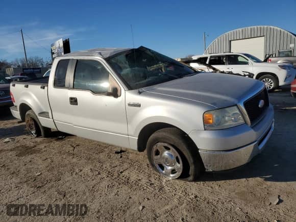 2007 Ford F-150 XLT with VIN 1FTPX02537KB12129, listed as a Copart auction lot 84709654 with 75,331 mi miles and Salvage title. Bid and sale history available at DreamBid. Image 4.