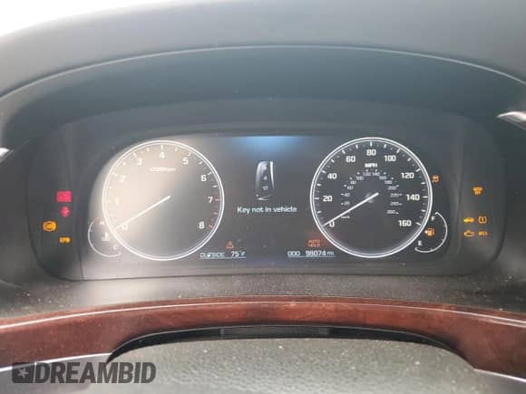 2015 Hyundai Equus Ultimate with VIN KMHGH4JH4FU096943, listed as a Copart auction lot 70185544 with 98,074 mi miles and Salvage title. Bid and sale history available at DreamBid. Image 9.