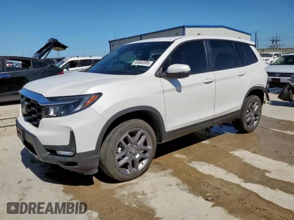 2023 Honda Passport EX-L с VIN 5FNYF8H56PB009006, выставлен на аукционе Copart как лот 65003395 с пробегом 18 061 миль миль и Чистый • Clean title. История ставок и продаж доступна на DreamBid. Изображение 1.
