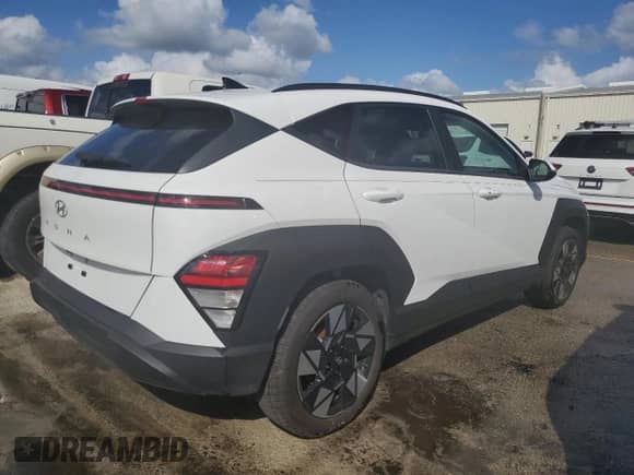 2024 Hyundai Kona SEL with VIN KM8HB3AB1RU114993, listed as a Copart auction lot 73852714 with Not provided miles and Non repairable. Bid and sale history available at DreamBid. Image 3.