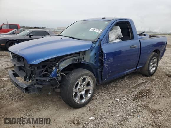 2015 Ram 1500 Express with VIN 3C6JR6AG5FG540173, listed as a Copart auction lot 44814205 with Not provided miles and Salvage title. Bid and sale history available at DreamBid. Image 1.