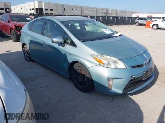 2013 Toyota Prius One with VIN JTDKN3DU2D5567974, listed as a IAAI auction lot 42796924 with Not provided miles and . Bid and sale history available at DreamBid. Image 1.