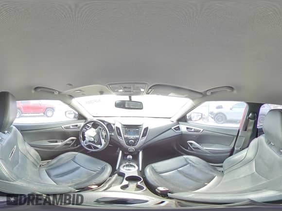 2015 Hyundai Veloster RE:FLEX with VIN KMHTC6AD2FU223355, listed as a Copart auction lot 54915555 with 62,165 mi miles and Salvage title. Bid and sale history available at DreamBid. Image 14.