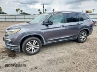 2017 Honda Pilot EX-L with VIN 5FNYF5H88HB013682, listed as a Copart auction lot 59129175 with 169,461 mi miles and Salvage title. Bid and sale history available at DreamBid. Image 1.
