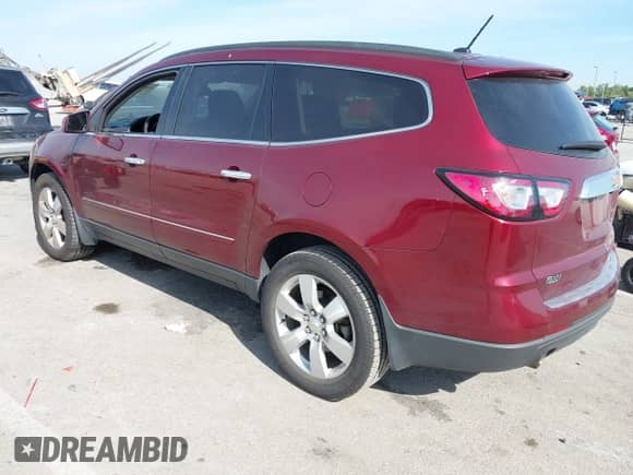 2015 Chevrolet Traverse LTZ with VIN 1GNKRJKD8FJ102712, listed as a IAAI auction lot 43092581 with 186,354 mi miles and . Bid and sale history available at DreamBid. Image 3.