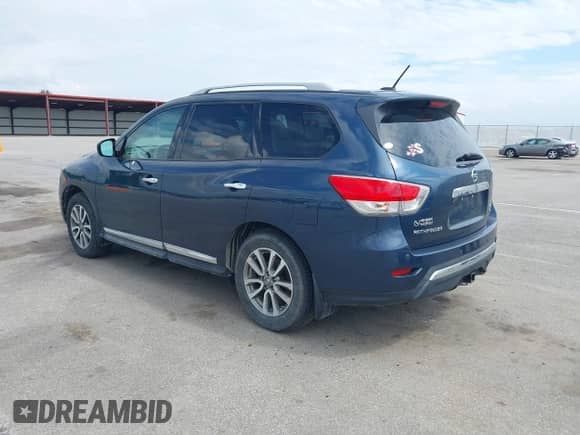 2013 Nissan Pathfinder SL с VIN 5N1AR2MM5DC684921, выставлен на аукционе IAAI как лот 42795858 с пробегом 105 216 миль миль и . История ставок и продаж доступна на DreamBid. Изображение 3.