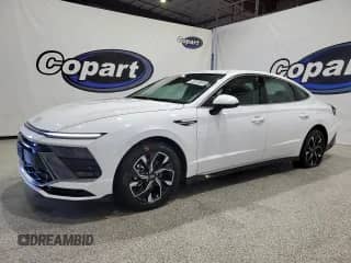 2025 Hyundai Sonata SEL with VIN KMHL64JA3SA473586, listed as a Copart auction lot 85088555 with 6,052 mi miles and Non repairable. Bid and sale history available at DreamBid. Image 1.