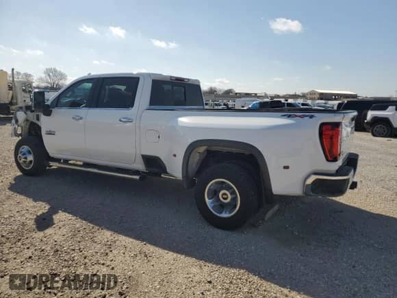 2022 Chevrolet Silverado 3500HD LTZ z VIN 1GC4YUEYXNF222193, wystawiony jako Copart lot #49034305 z przebiegiem 84 548 mil mil oraz Szkoda całkowita • Salvage title. Historia ofert i sprzedaży dostępna na DreamBid. Obrazek 2.