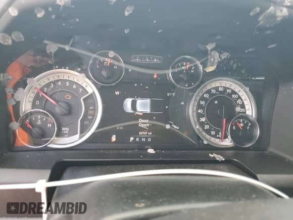 2018 Ram 1500 Big Horn z VIN 1C6RR6LG0JS251834, wystawiony jako Copart lot #48784955 z przebiegiem 83 747 mil mil oraz Szkoda całkowita • Salvage title. Historia ofert i sprzedaży dostępna na DreamBid. Obrazek 9.