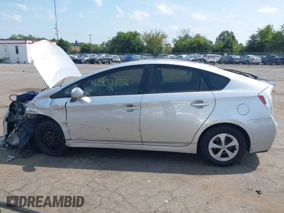 2012 Toyota Prius One with VIN JTDKN3DU7C5390224, listed as a IAAI auction lot 42902832 with 215,080 mi miles and . Bid and sale history available at DreamBid. Image 15.