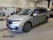 2025 Honda Odyssey EX-L с VIN 5FNRL6H6XSB034266, выставлен на аукционе Copart как лот 71547985 с пробегом 11 688 миль миль и Списание • Salvage title. История ставок и продаж доступна на DreamBid. Изображение 1.