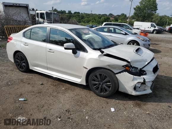 2021 Subaru WRX with VIN JF1VA1A64M9812470, listed as a Copart auction lot 64954675 with 53,547 mi miles and Salvage title. Bid and sale history available at DreamBid. Image 4.